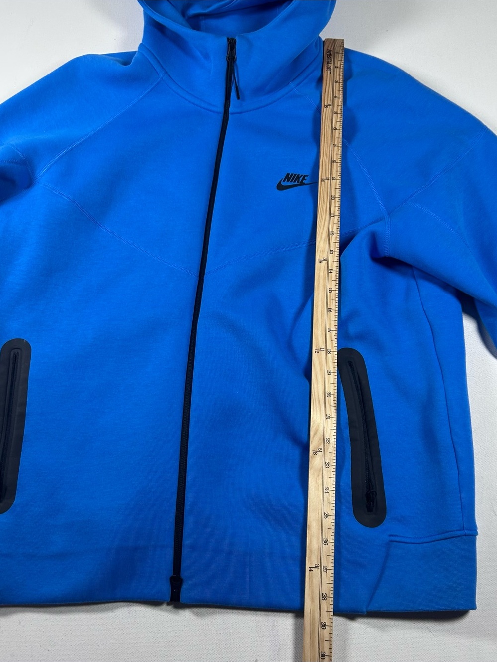 Men’s XL Nike Sportswear Tech Fleece Windrunner Photo Blue Full Zip - Picture 4 of 7